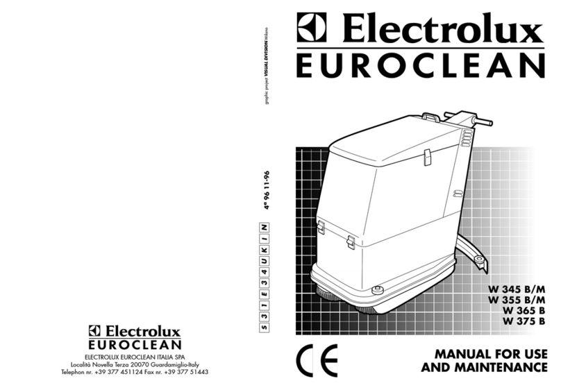 Electrolux W 345 B/M Manual for use and maintenance