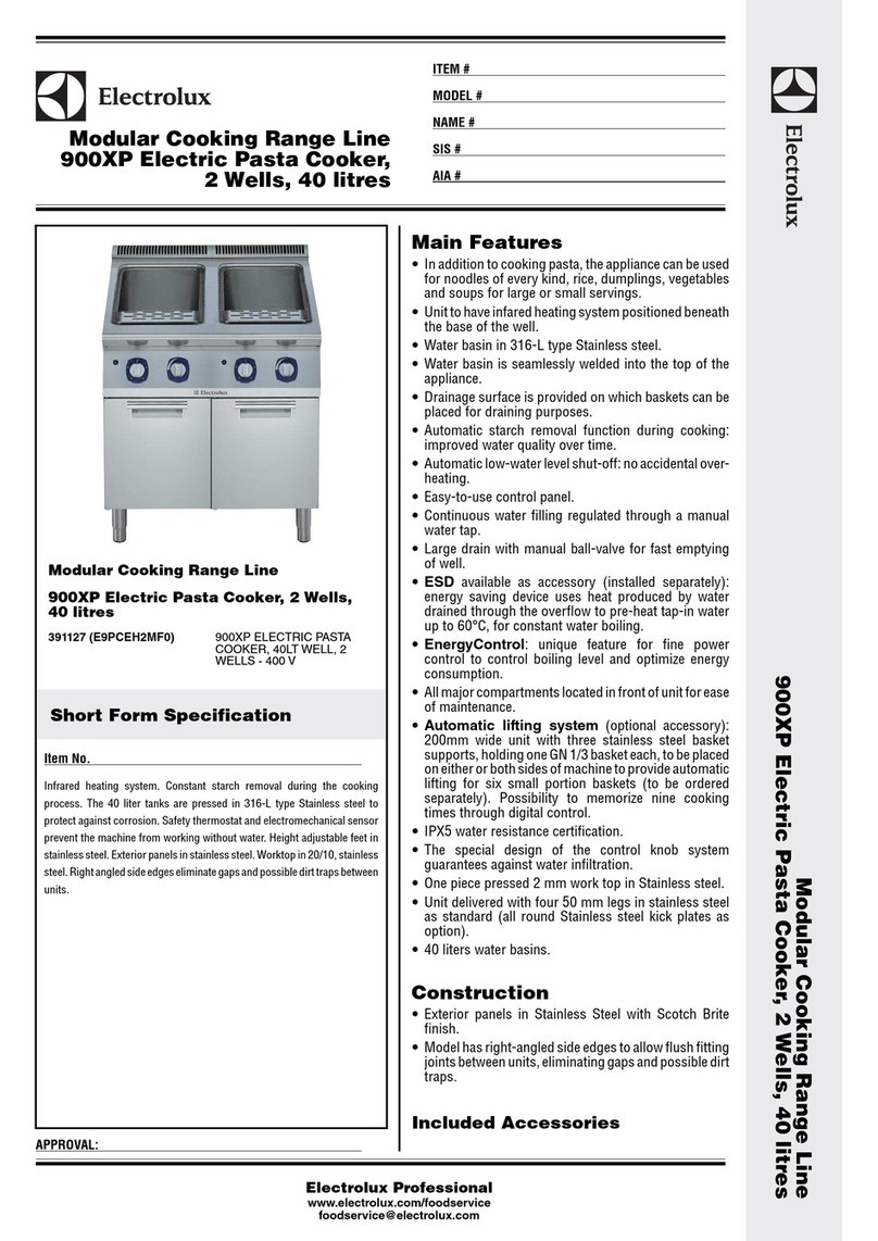 Electrolux 900XP manual