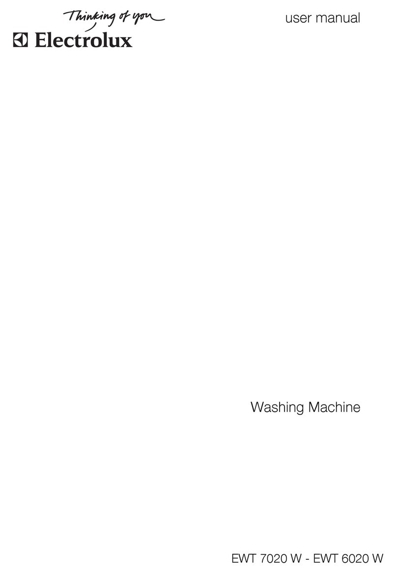 Electrolux EWT 6020 W User manual