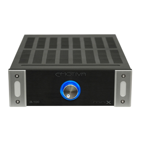 Emotiva miniX A-100 user manual