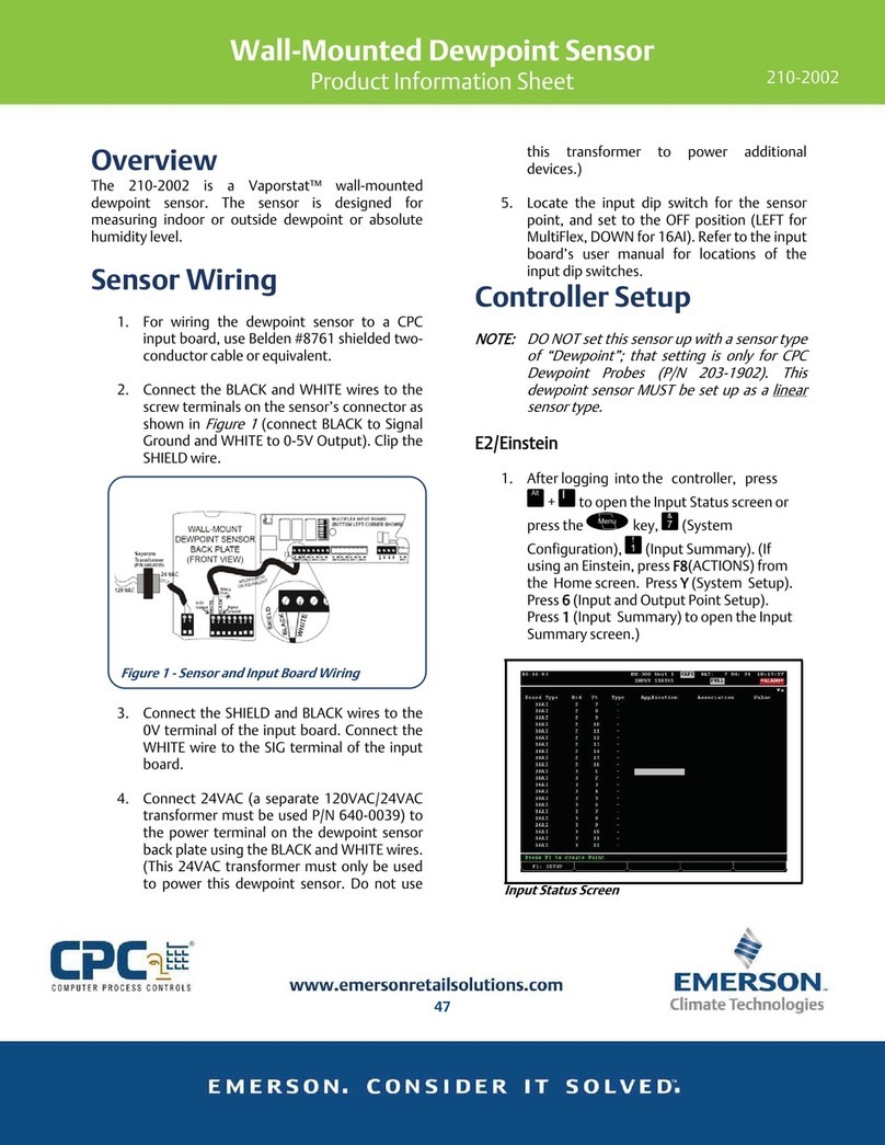 Emerson 210-2002 Operating manual