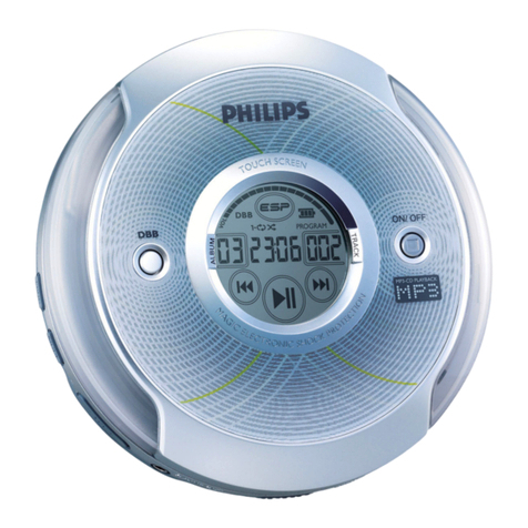 Philips EXP2581 - CD / MP3 Player manual