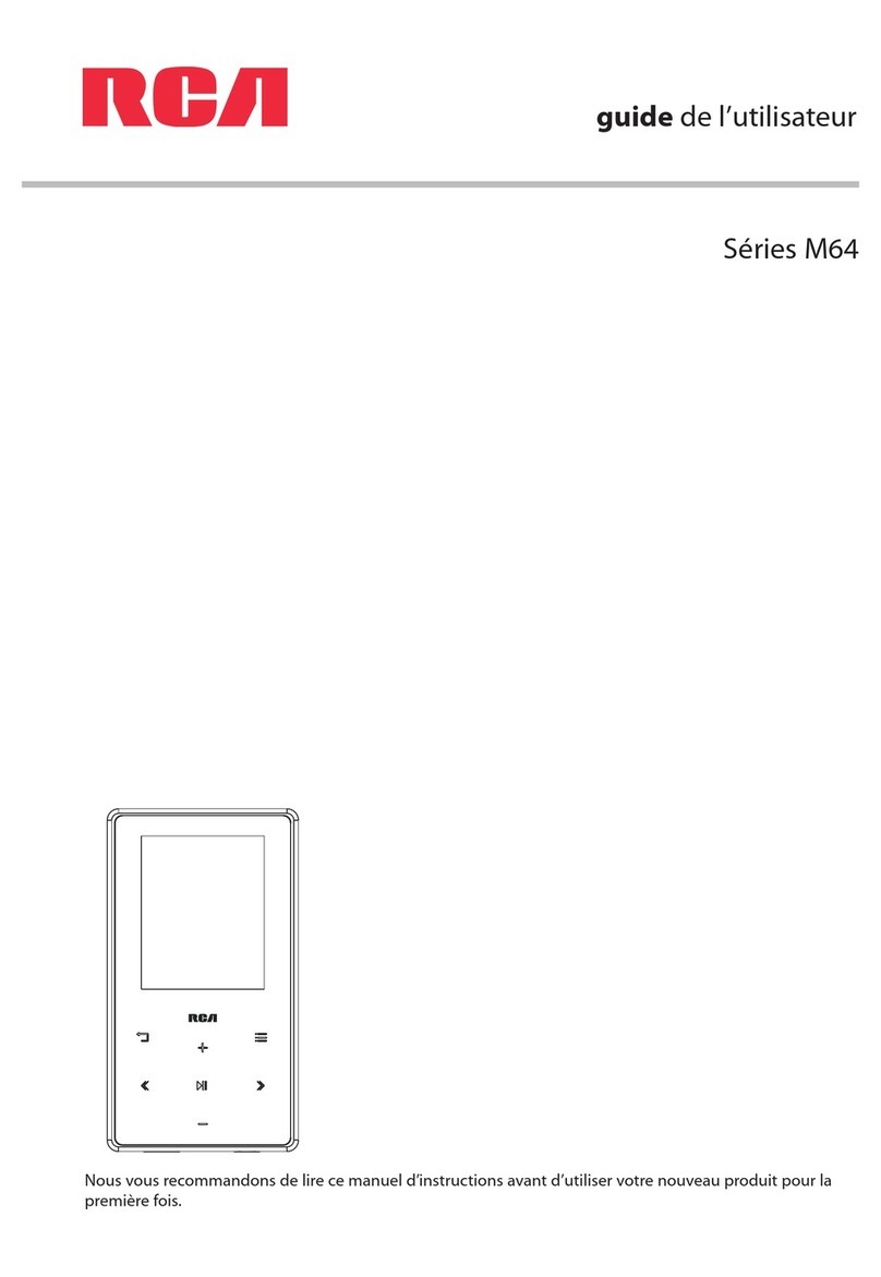 RCA M6408BK Quick start guide