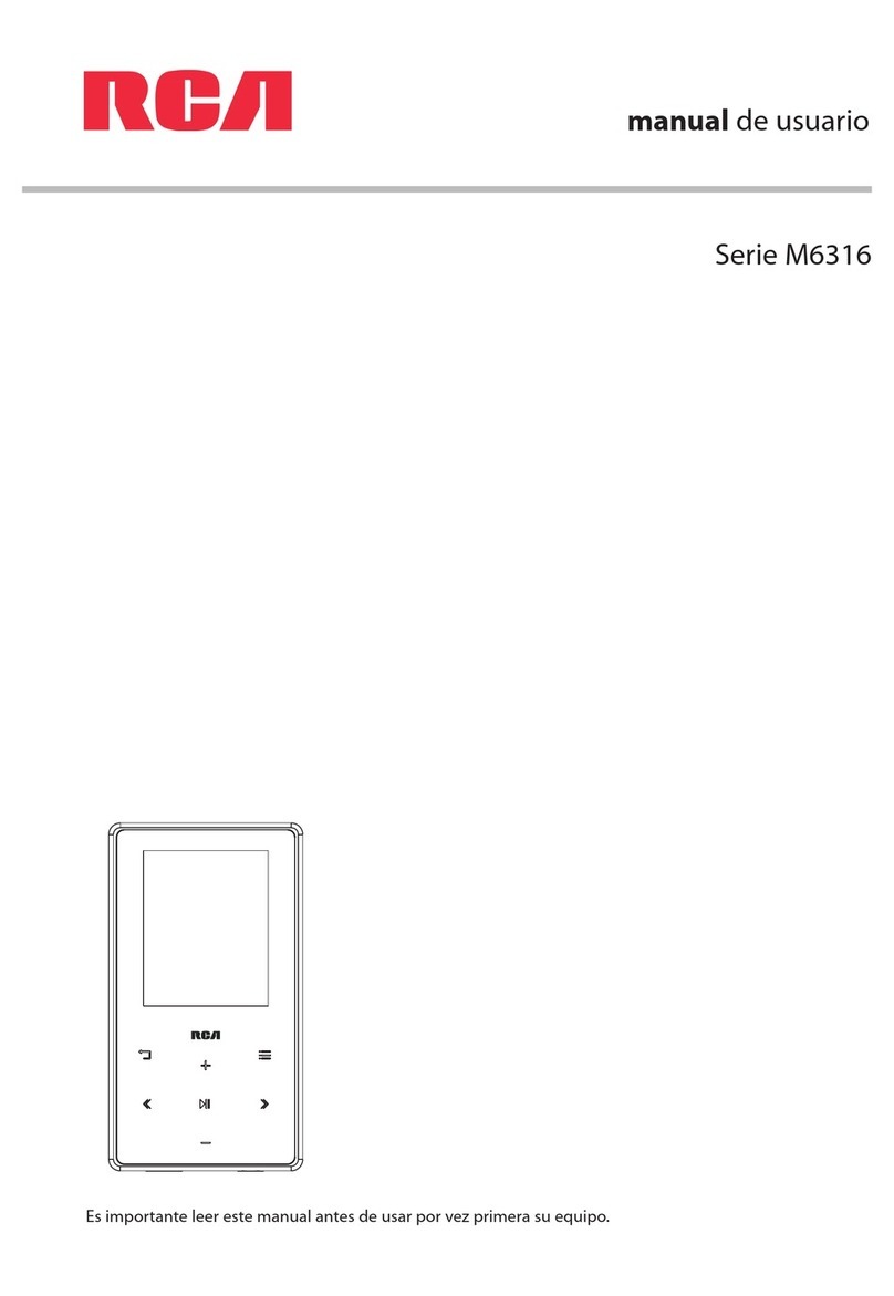 RCA M6316BL Manual de usuario