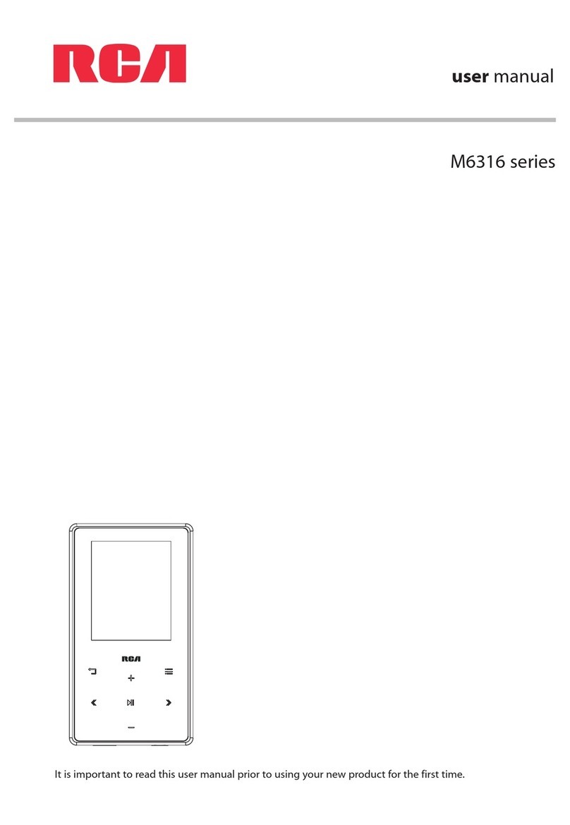 RCA M6316BL User manual