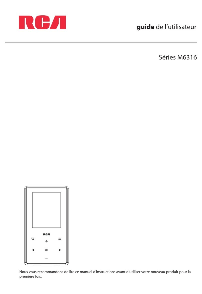 RCA M6316BL Guide de l'utilisateur