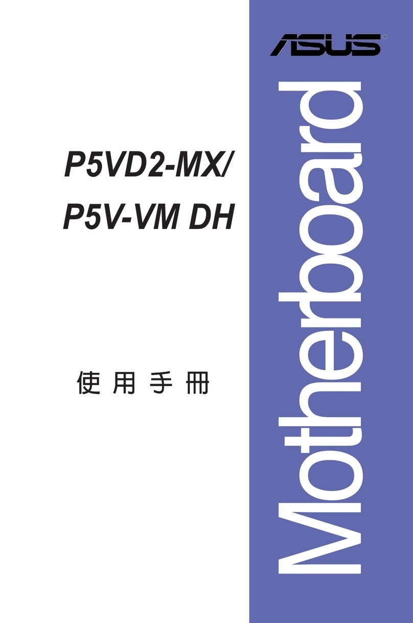 Asus P5VD2 MX - SE Motherboard - Micro ATX User manual