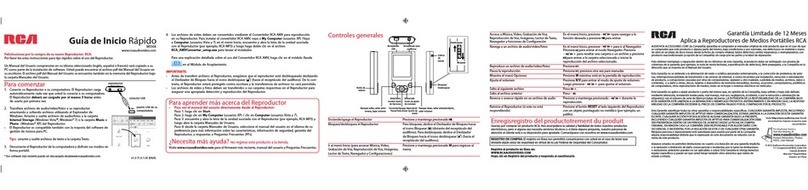 RCA M5504 Parts list manual