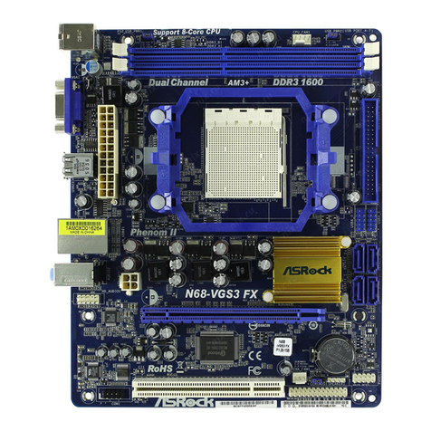 ASROCK N68-VGS3 FX Quick installation guide