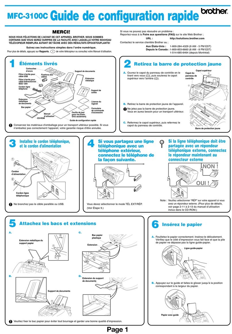 Brother MFC 3100C - Inkjet Multifunction User manual