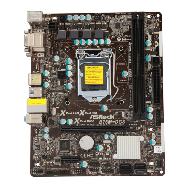 ASROCK B75M-DGS User manual ASROCK B75M-DGS User manual