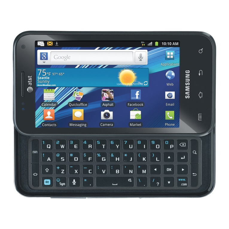 Samsung Captivate Glide SGH-I927 User guide