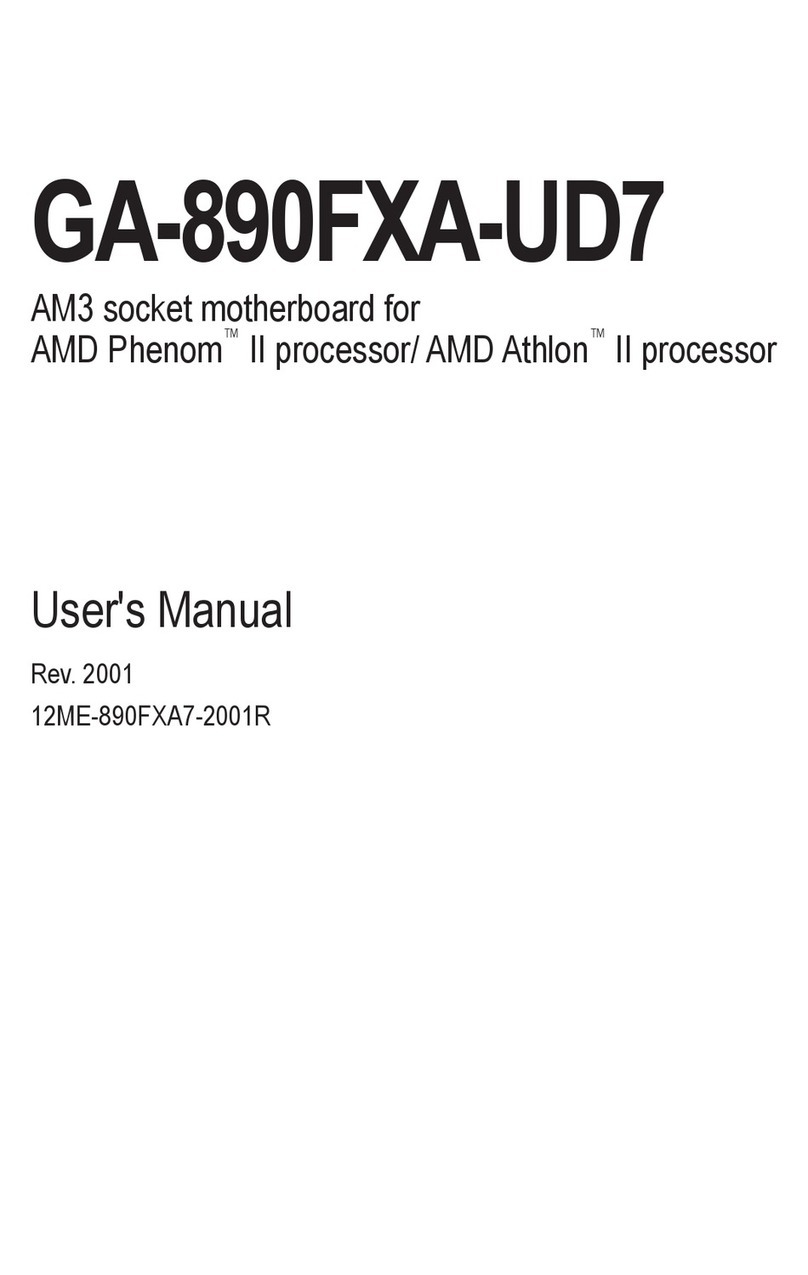 Gigabyte GA-890FXA-UD7 user manual