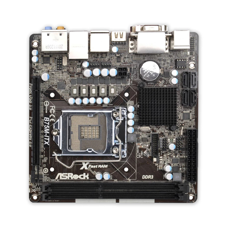 ASROCK B75M-ITX User manual