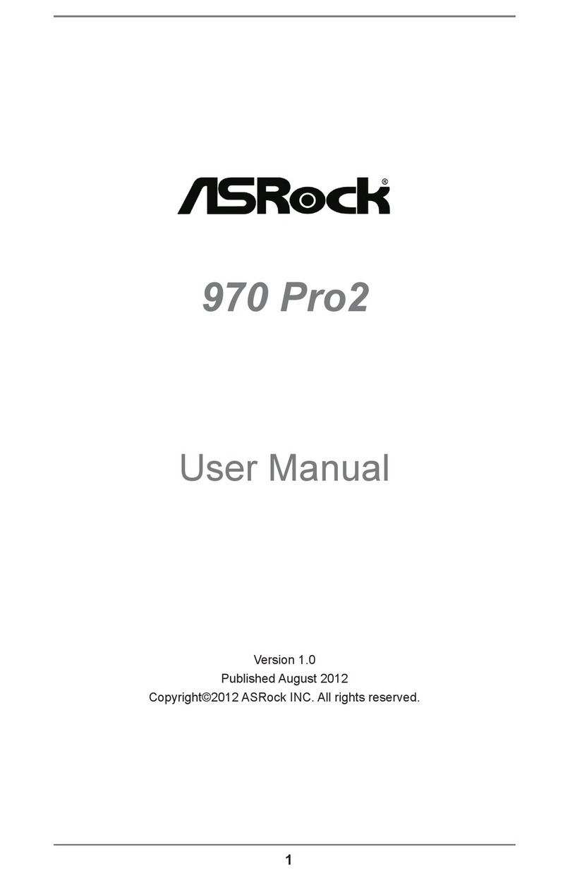 ASROCK 970 Pro2 User manual
