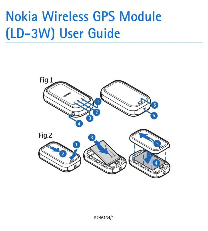 Nokia LD-3W - Wireless GPS Module User manual