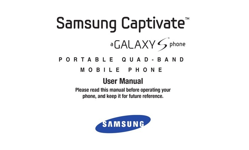 Samsung Galaxy S SGH-i897 Captivate User manual Samsung Galaxy S SGH-i897 Captivate User manual