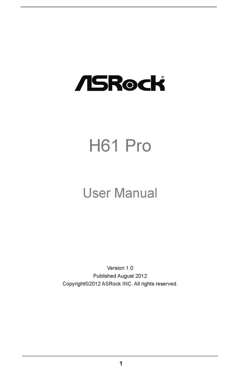 ASROCK H61 Pro BTC user manual
