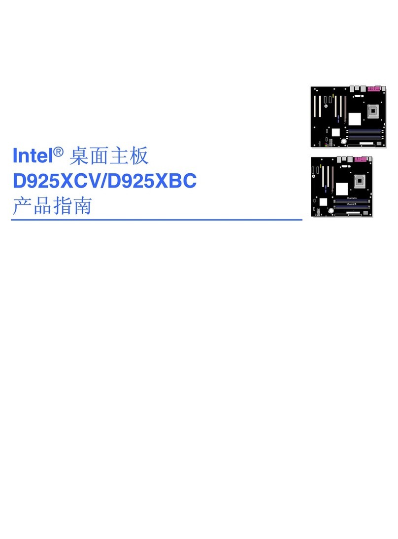 Intel D925XCV User manual