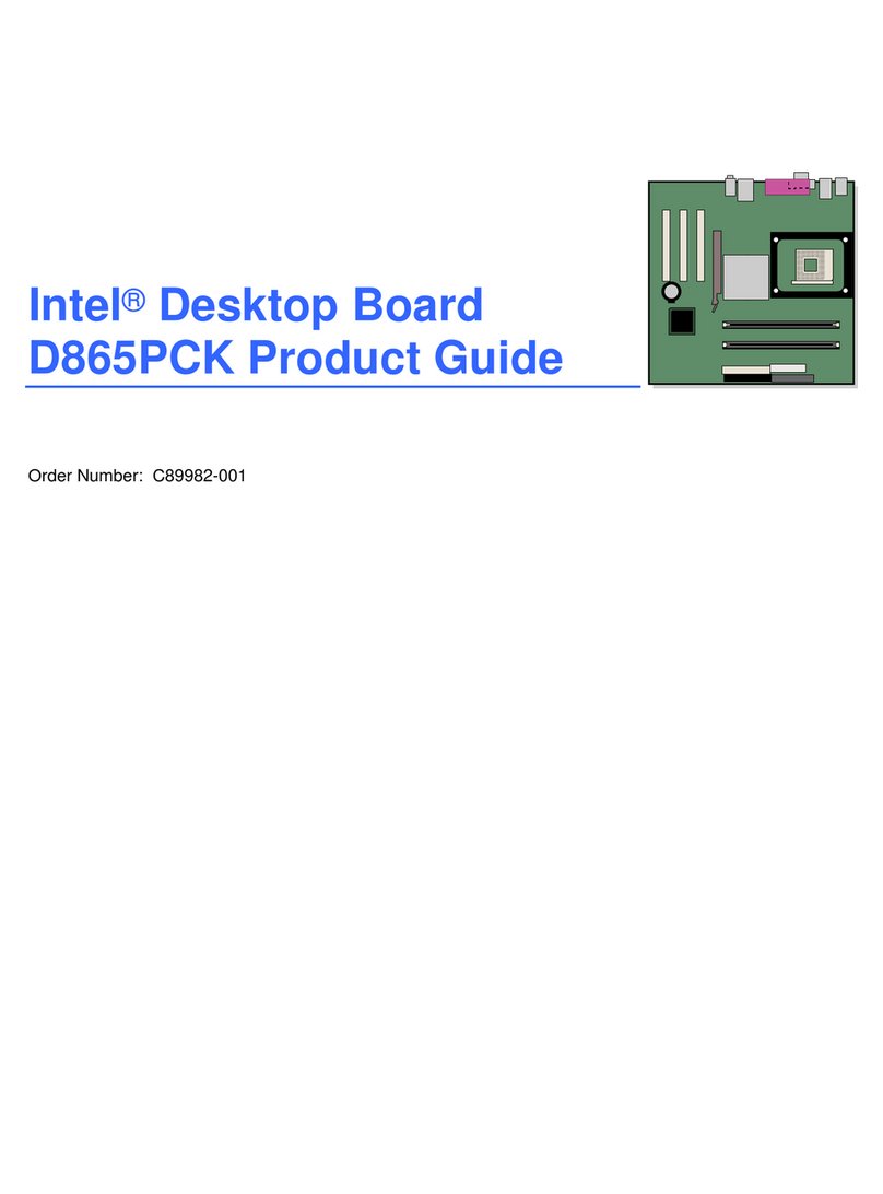 Intel D865PCK User manual