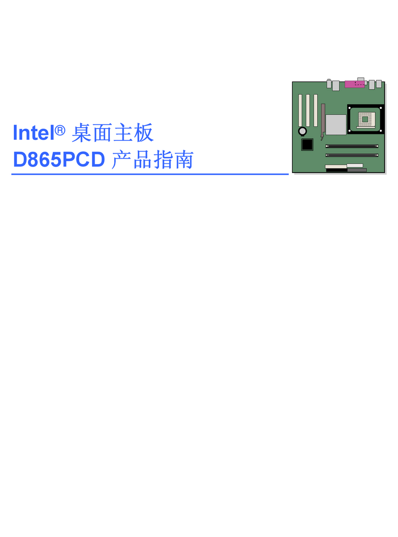 Intel D865PCD User manual