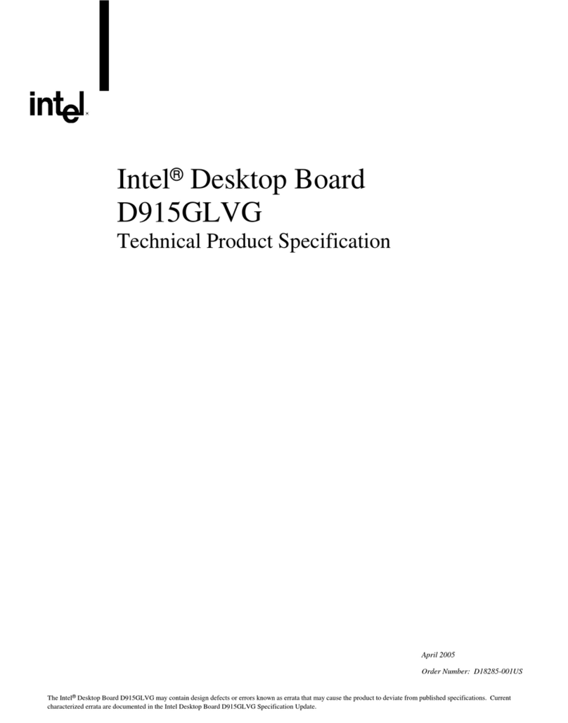Intel D915GLVG User manual