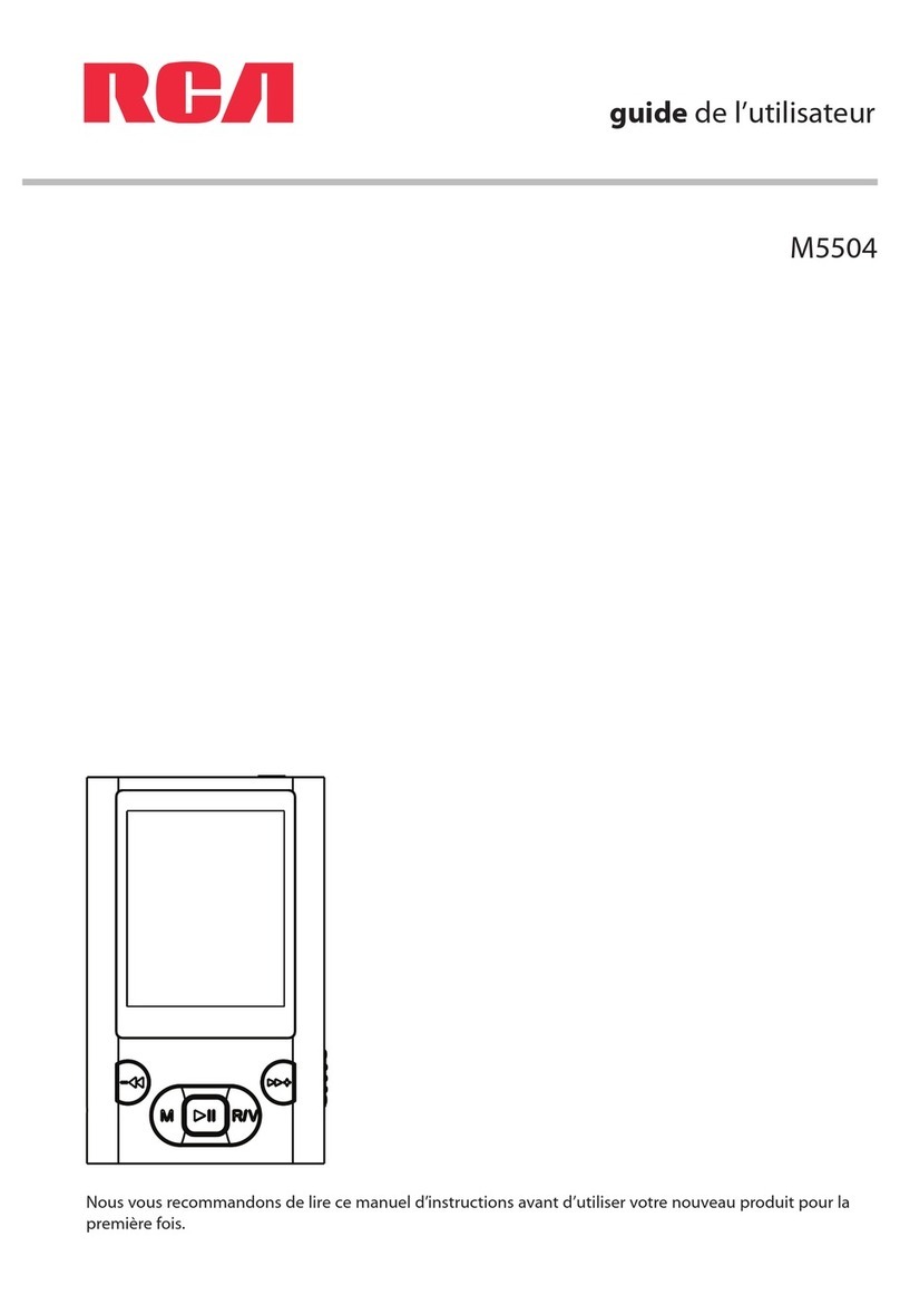 RCA M5504 Quick start guide