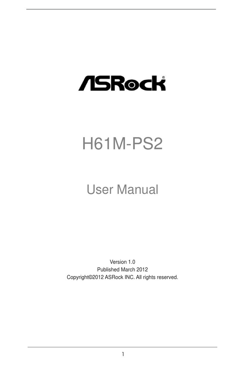 ASROCK H61M-PS2 user manual