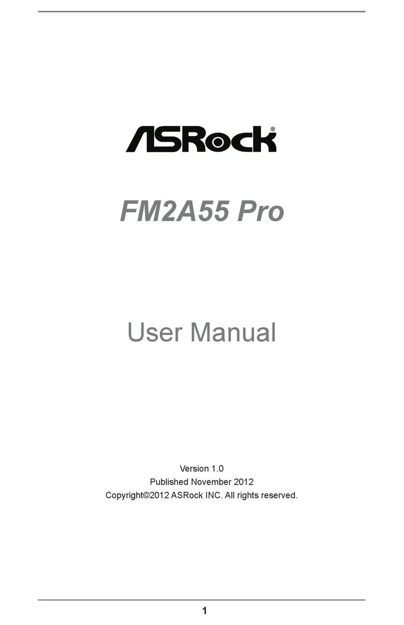 ASROCK FM2A55 Pro User manual