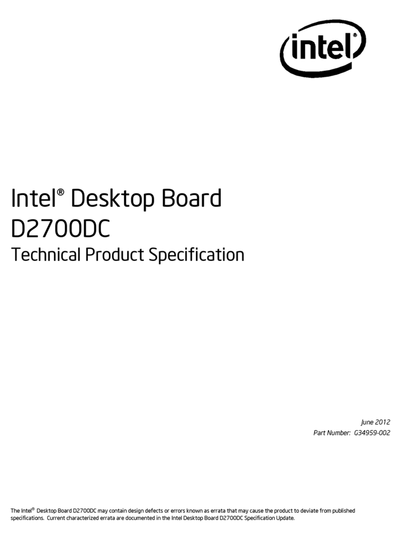 Intel Desktop Board D2700DC User manual