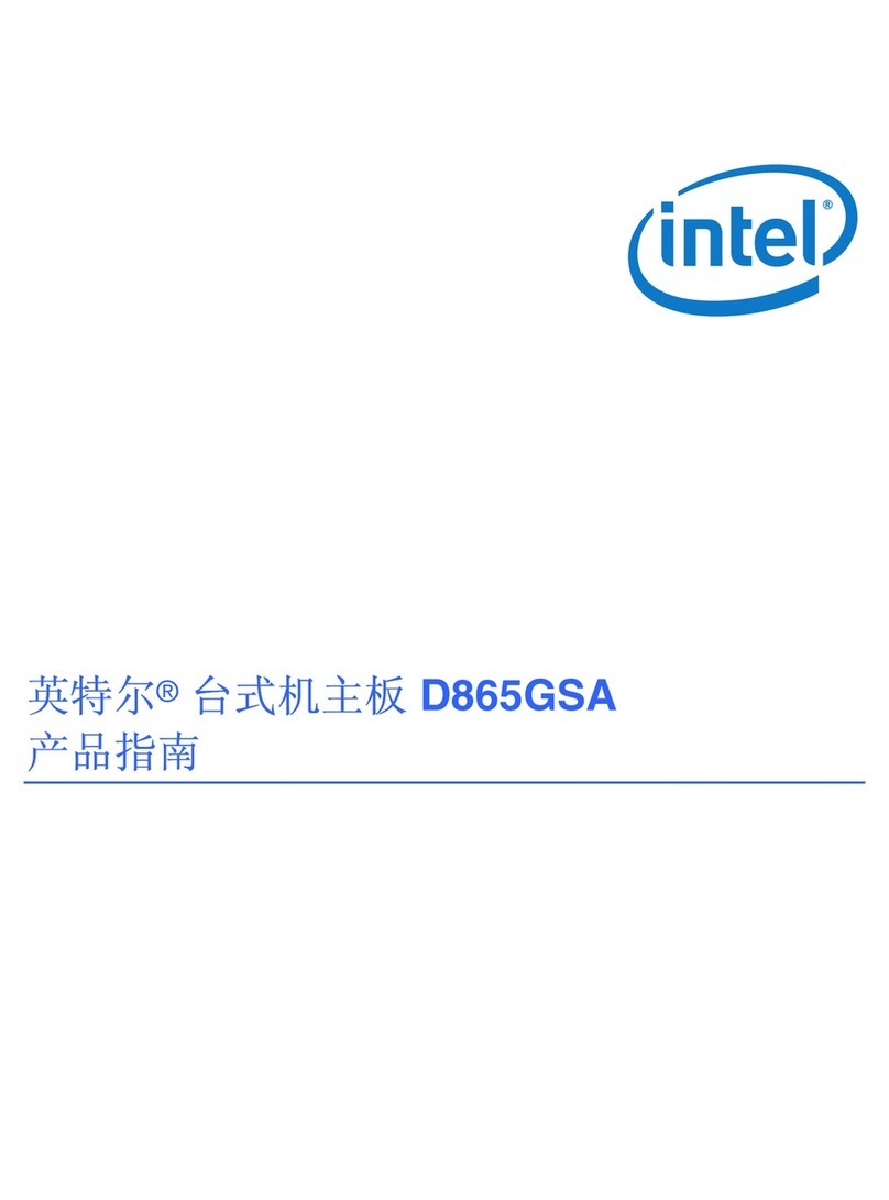 Intel D865GSA User manual