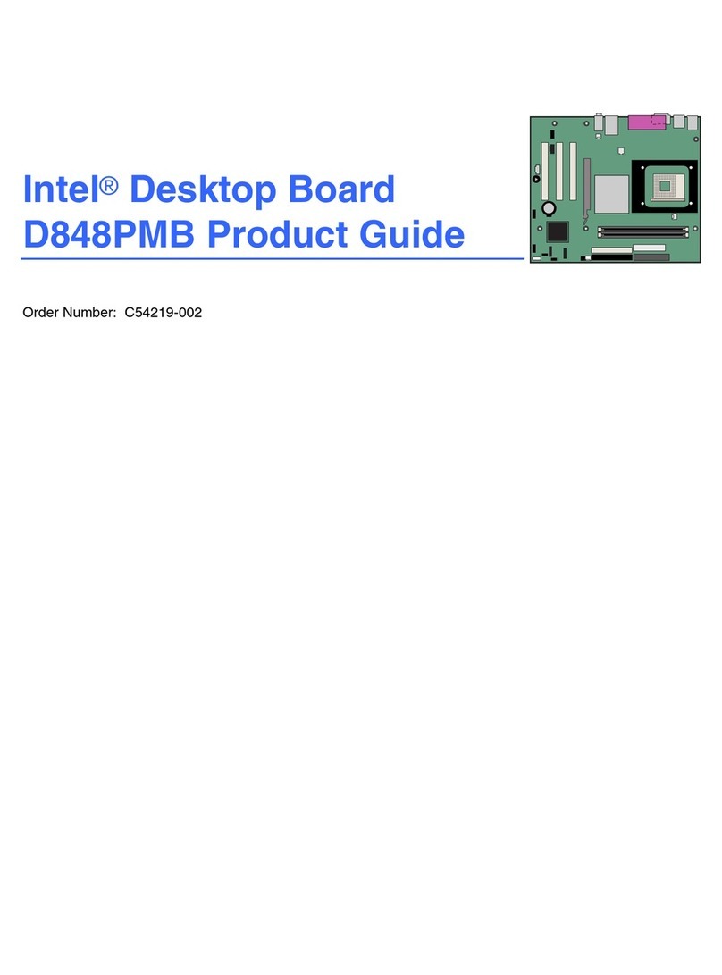 Intel D848PMB User manual