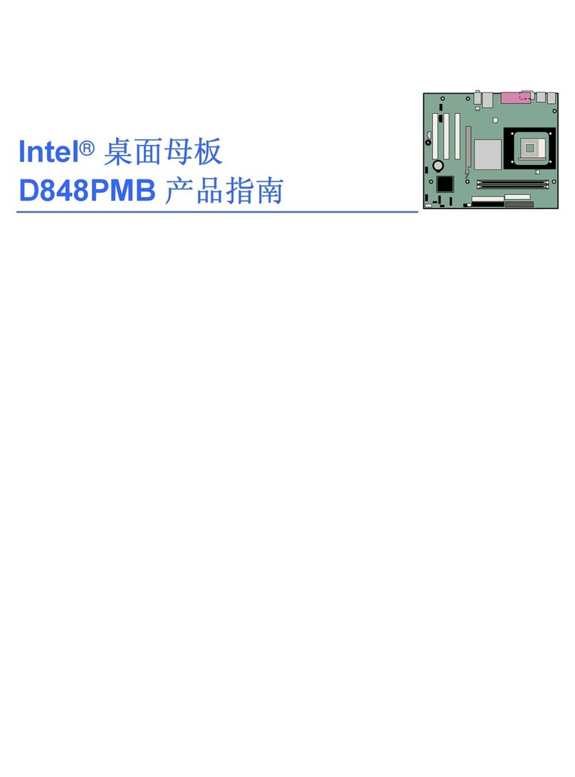 Intel D848PMB User manual