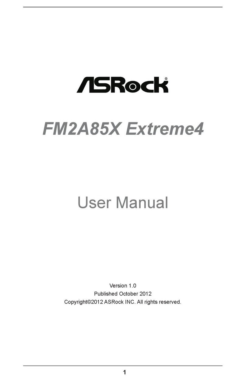 ASROCK FM2A85X Extreme4 user manual