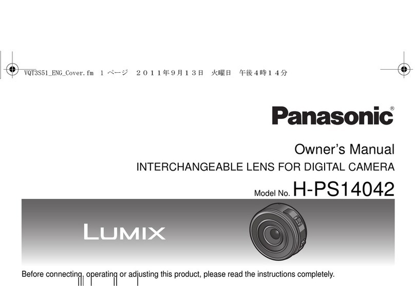 Panasonic Lumix H-PS14042 owner's manual