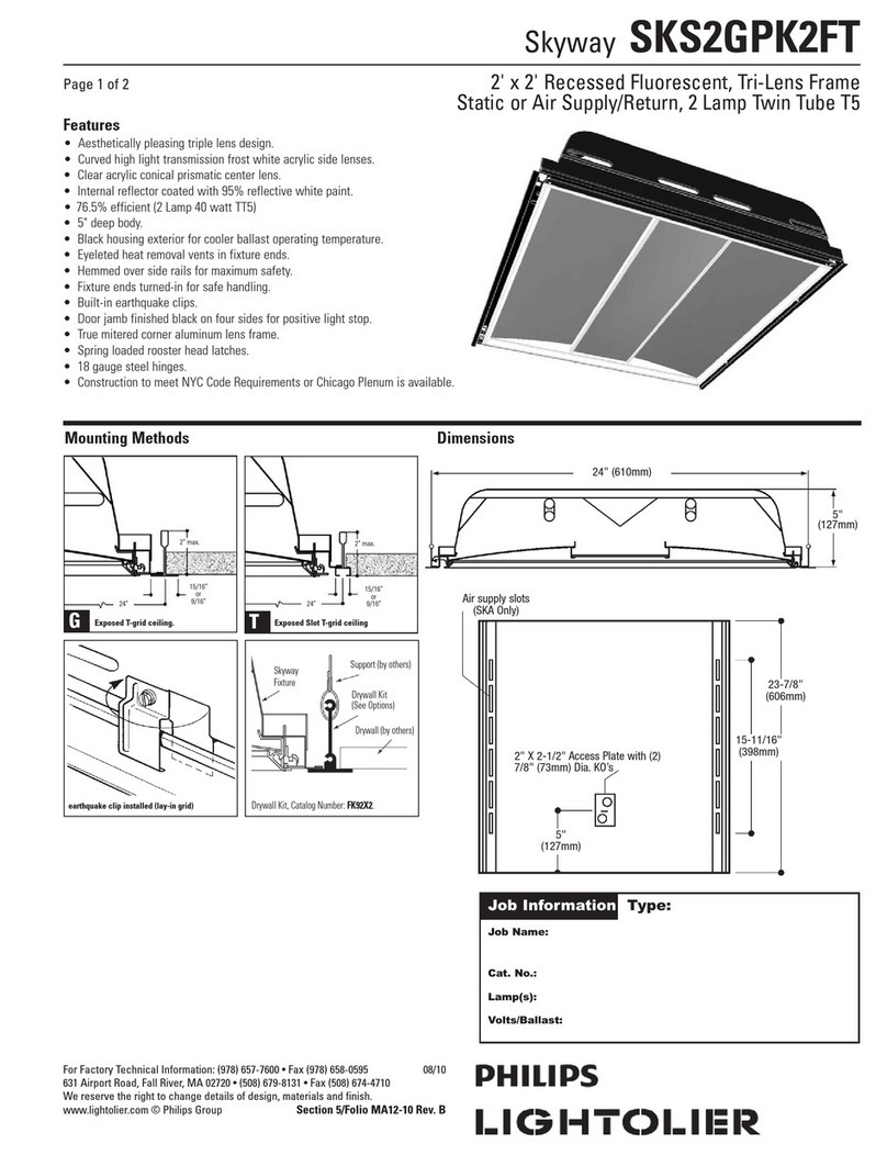 Philips Skyway SKS2GPK2FT User manual Philips Skyway SKS2GPK2FT User manual