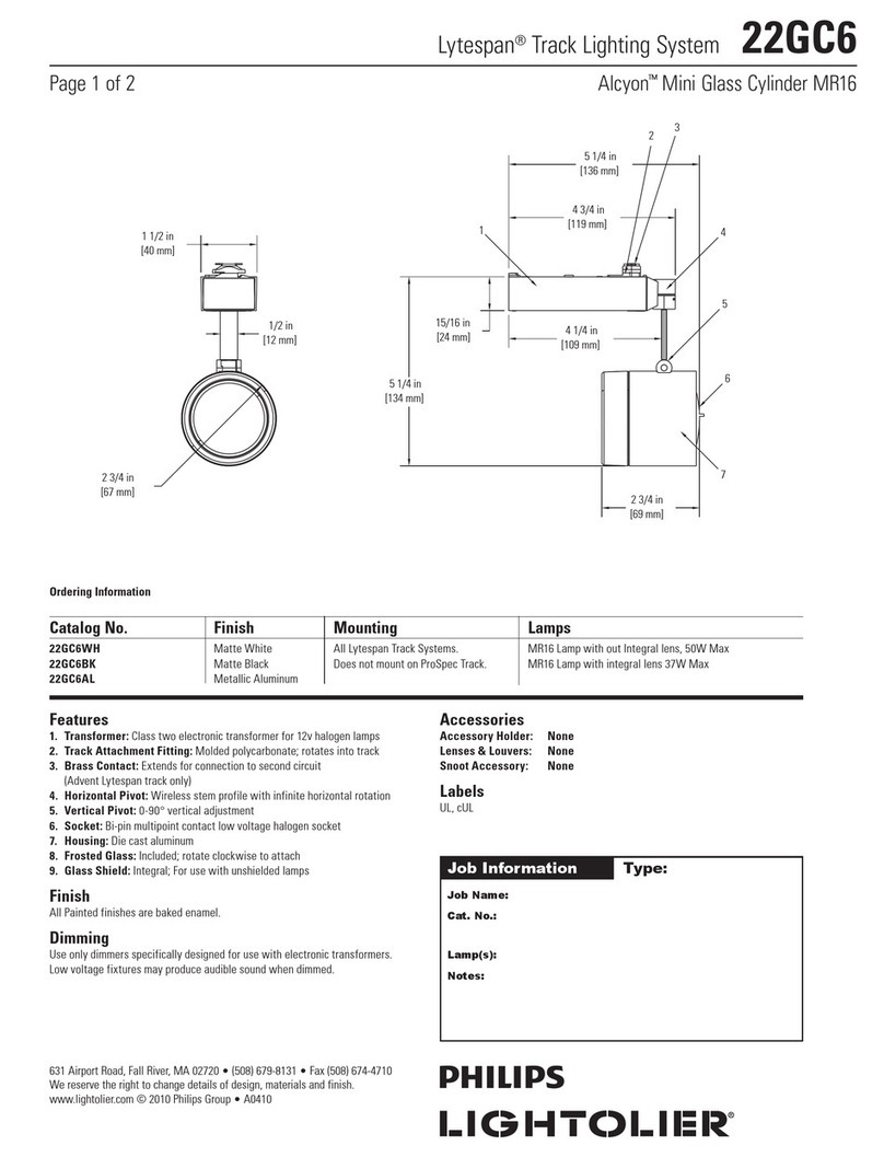 Philips Lytespan 22GC6 User manual