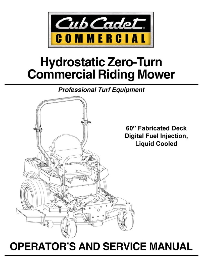 Cub Cadet 29HP Tank 53AJ8CTX750 Operating manual