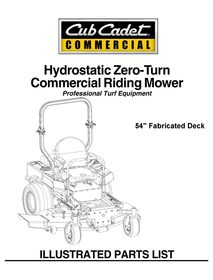 Cub Cadet 53AH8CT4050 Setup guide