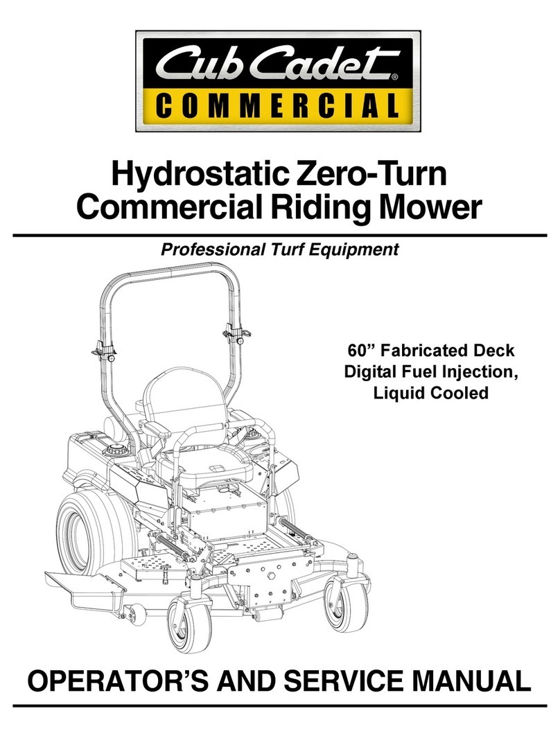 Cub Cadet 29HP Tank 53AJ8CT6050 Operating manual