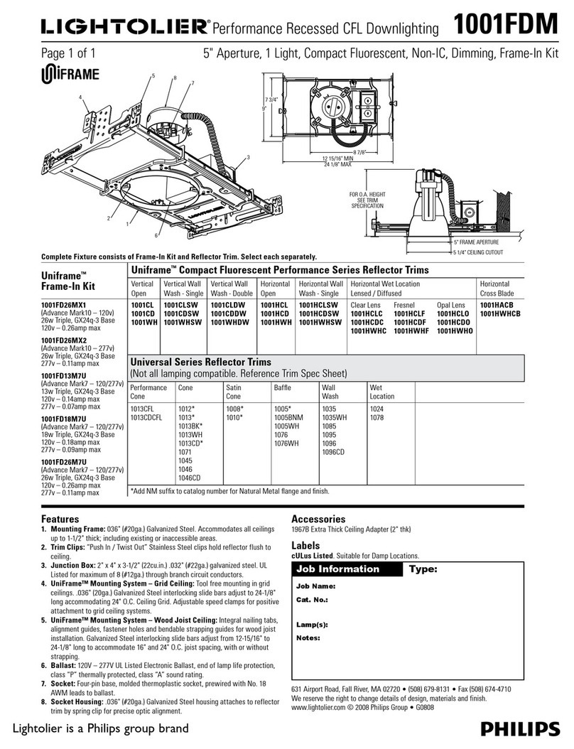 Philips 1001FDM User manual Philips 1001FDM User manual