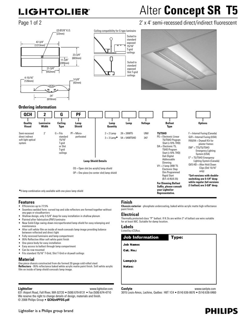 Philips Alter Concept SR T5 User manual