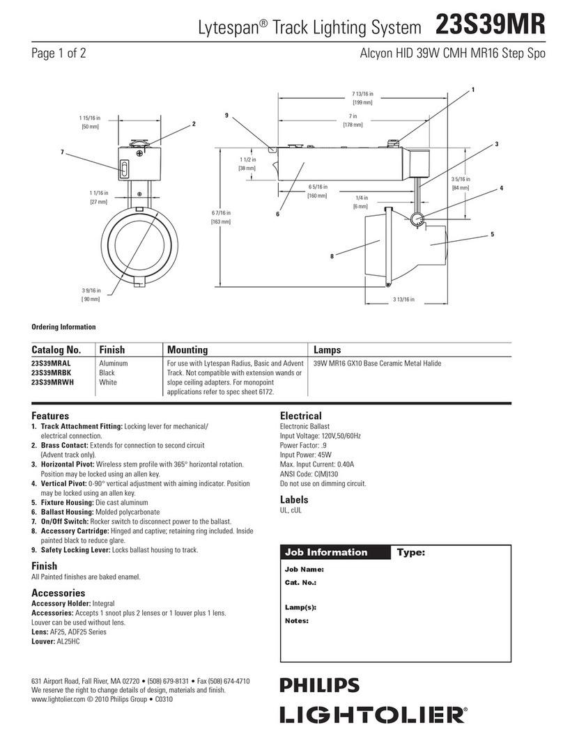 Philips Lytespan 23S39MR specification