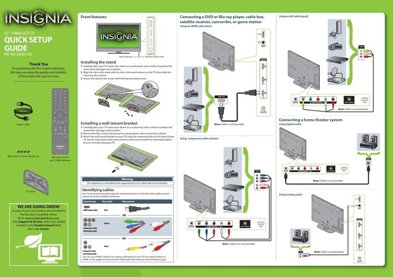 Insignia NS-42L260A13A User manual