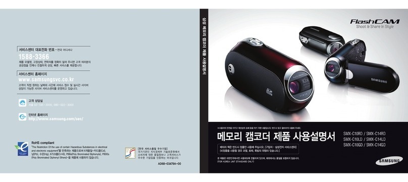 Samsung SMX C10 - Camcorder - 680 KP User manual