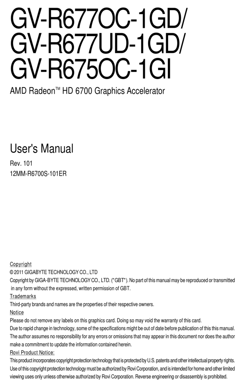 Gigabyte GV-R675OC-1GI User manual