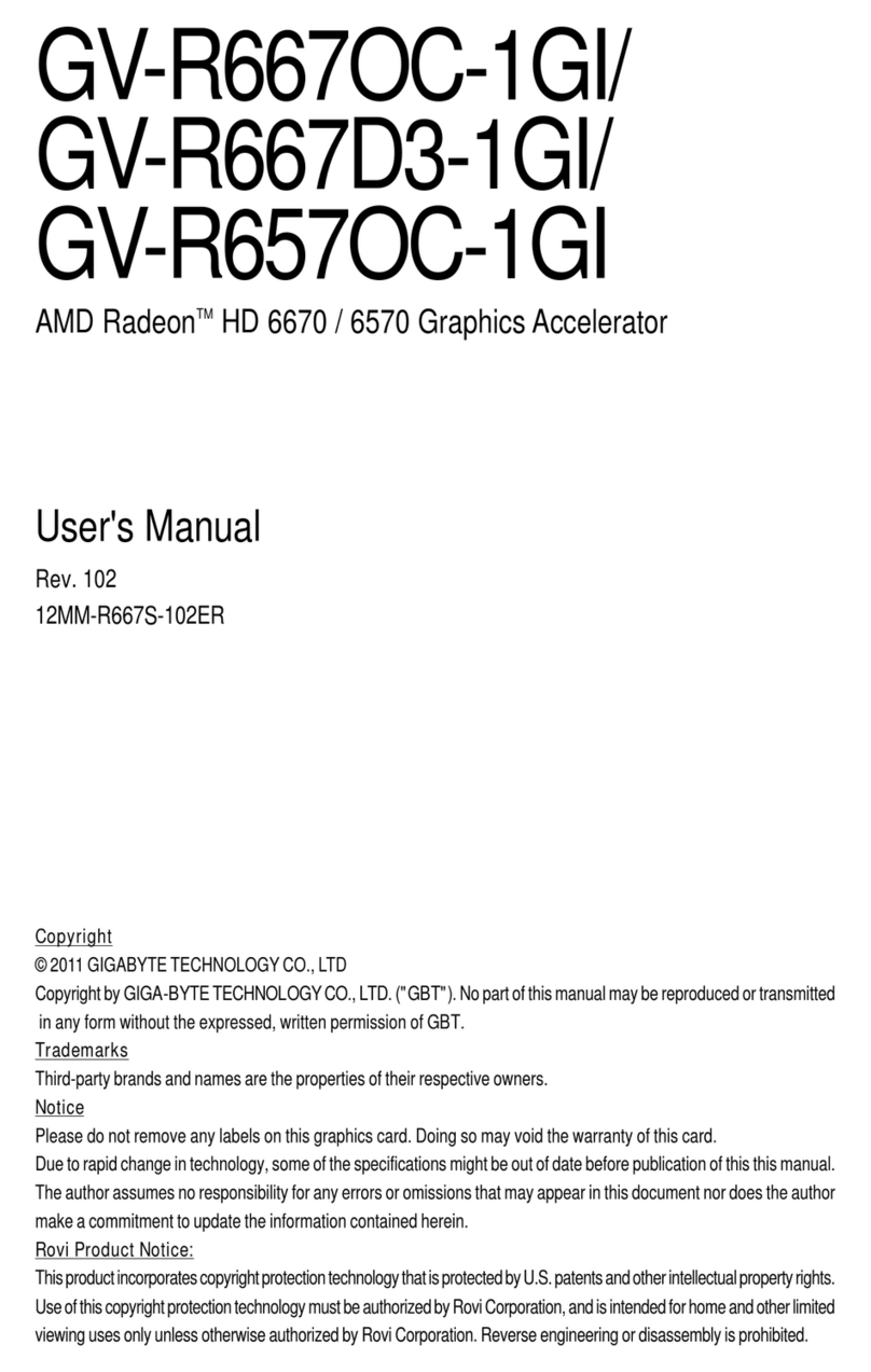 Gigabyte GV-R667D3-1GI user manual