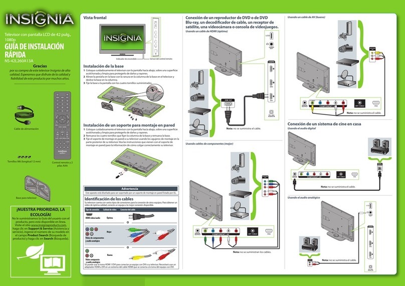 Insignia NS-42L260A13A User manual