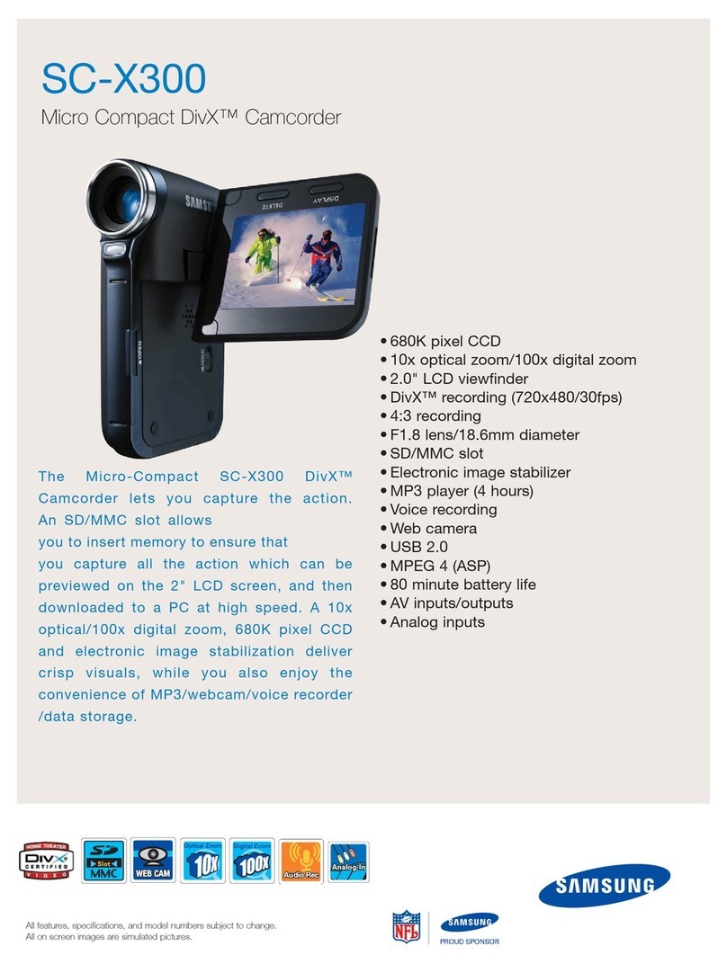 Samsung SC-X300 brochure