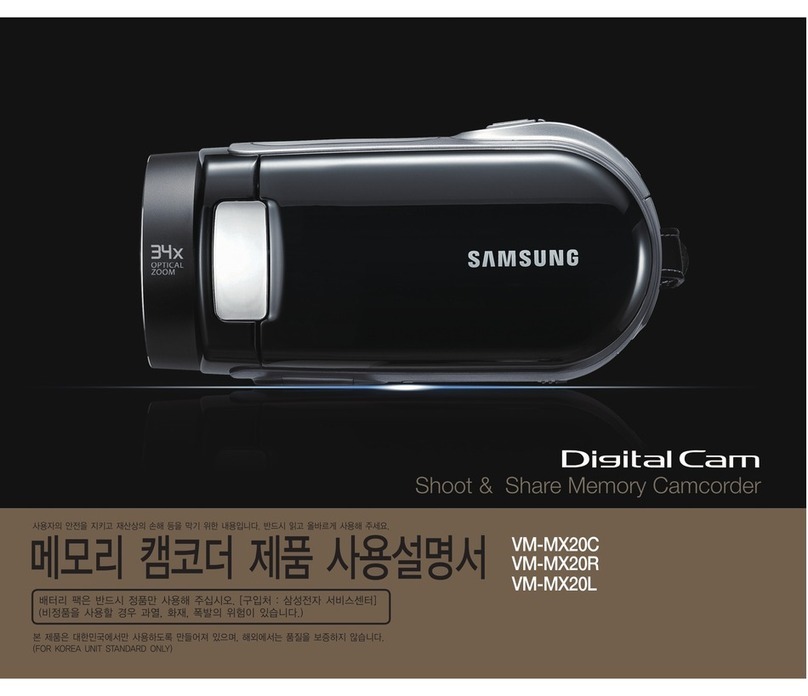Samsung SC-MX20B User manual